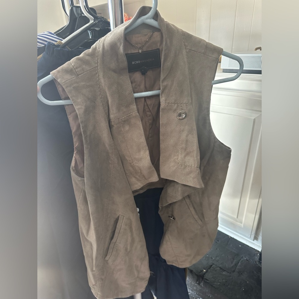 BCBG MaxAzria  suede vest